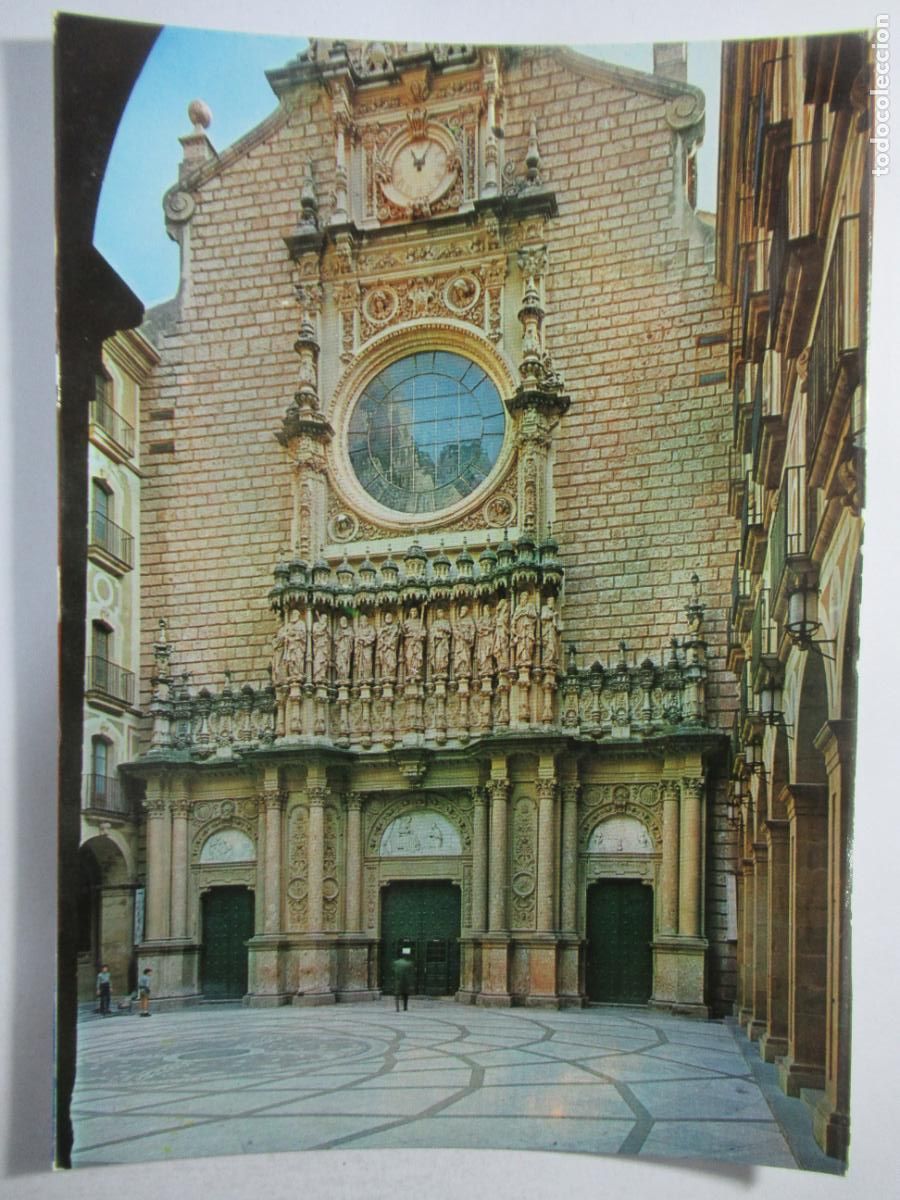 Postales: Montserrat - Entrada a la Bas&iacute;lica - S/C