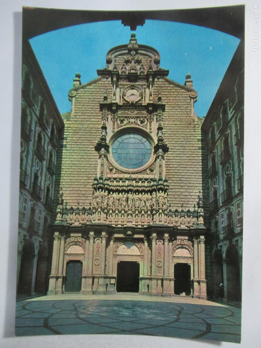 Postales: Montserrat - Fachada de la Bas&iacute;lica - S/C