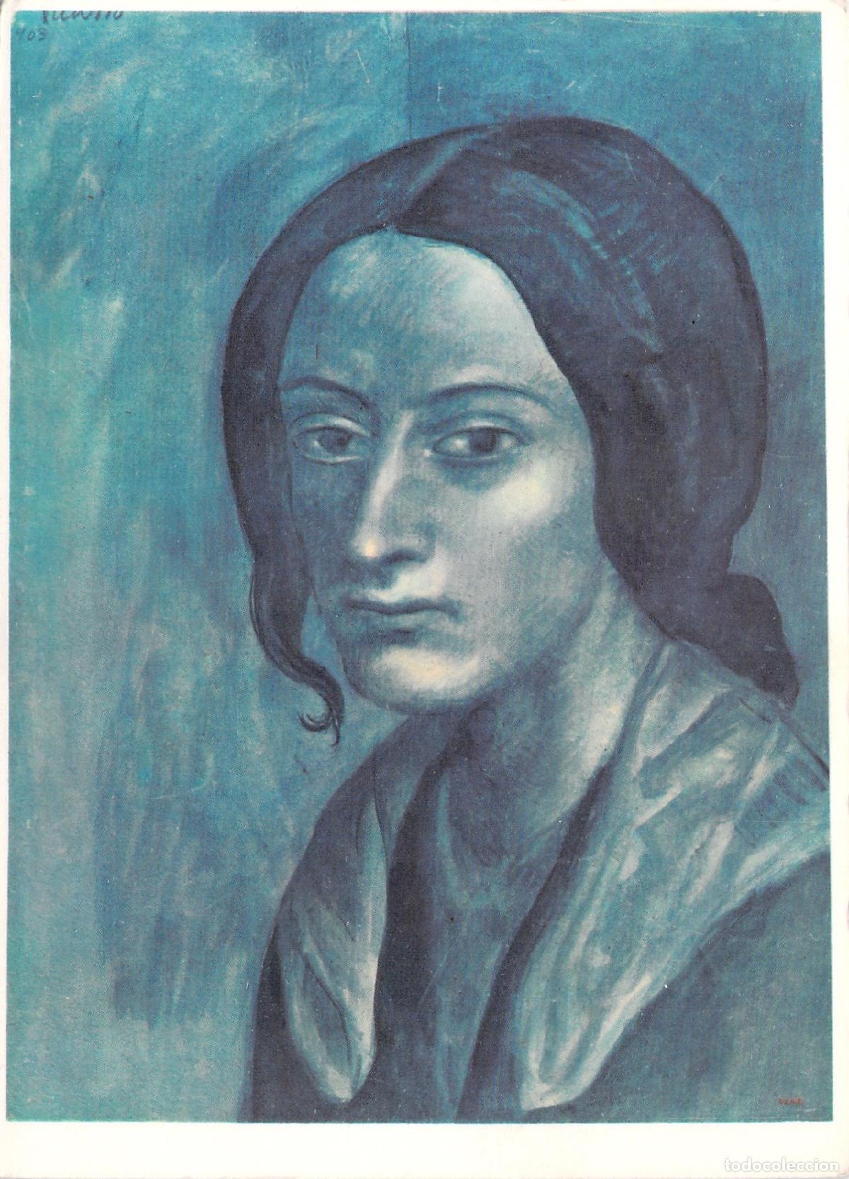 Postales: Postal Museo Picasso Barcelona - La Mujer del Mech&oacute;n