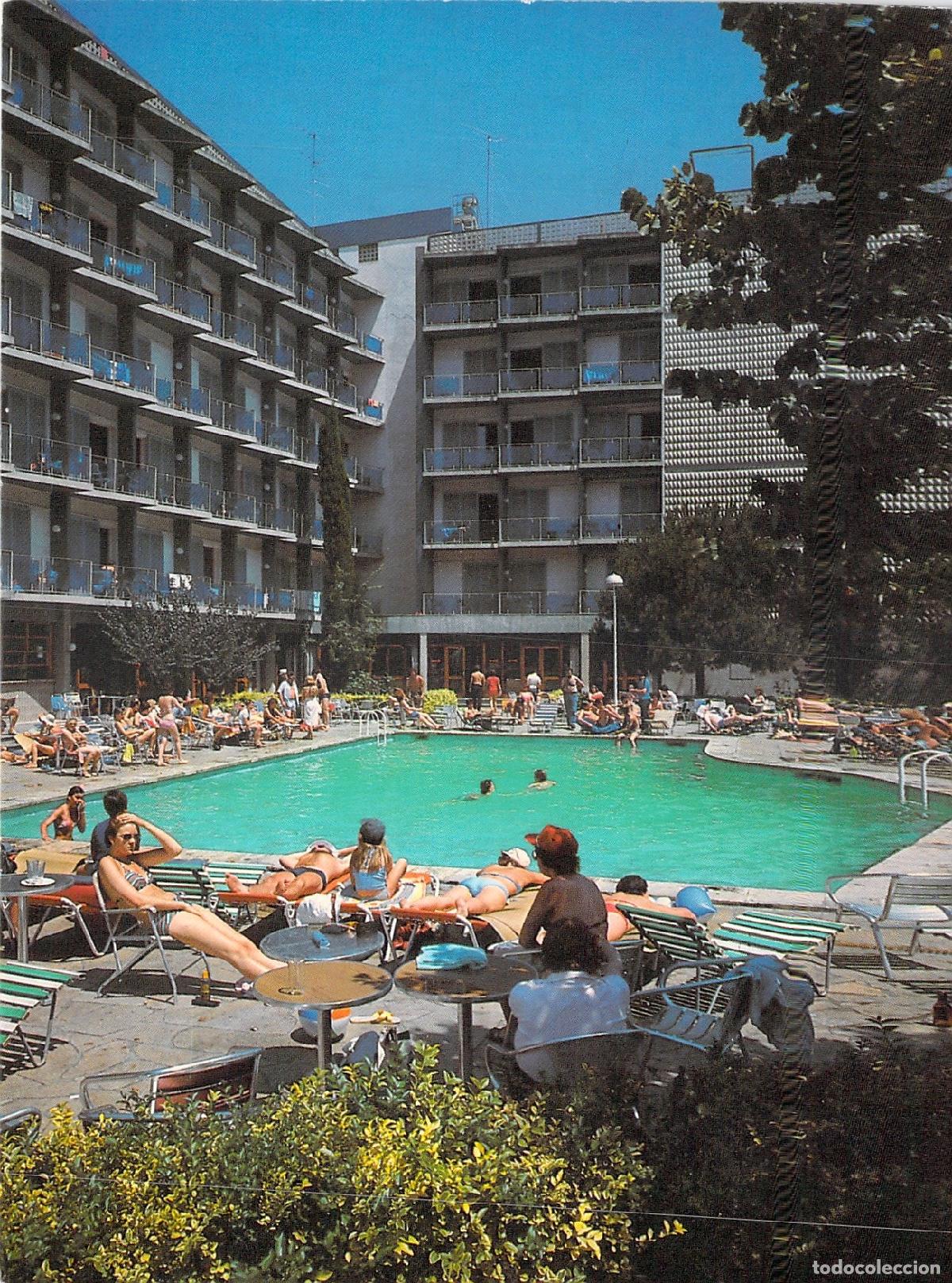 Postales: Postal Hotel Don Juan Lloret de Mar Costa Brava Piscina
