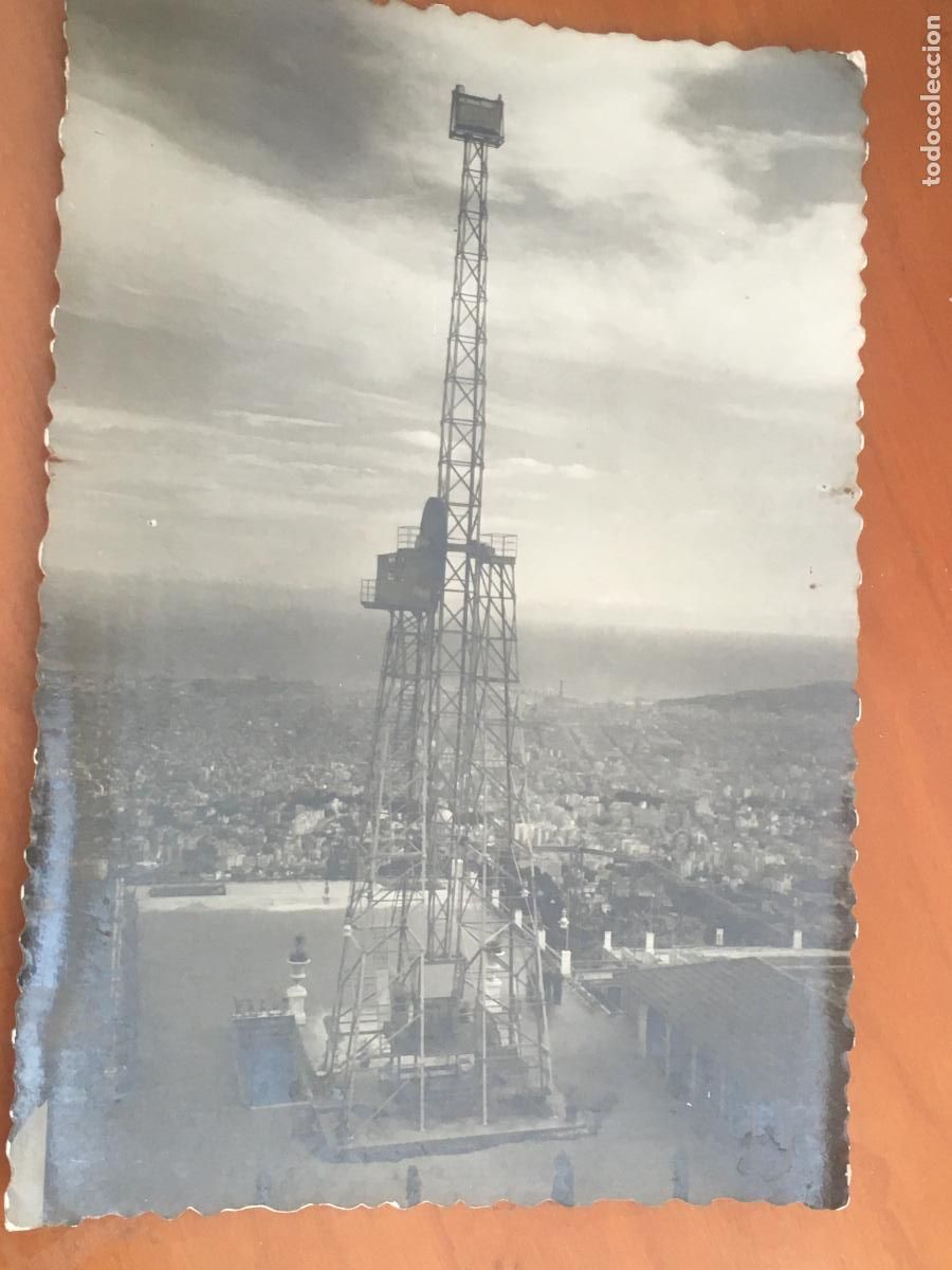 Postcards: barcelona atalaya vista parcial tibidabo postal original antigua