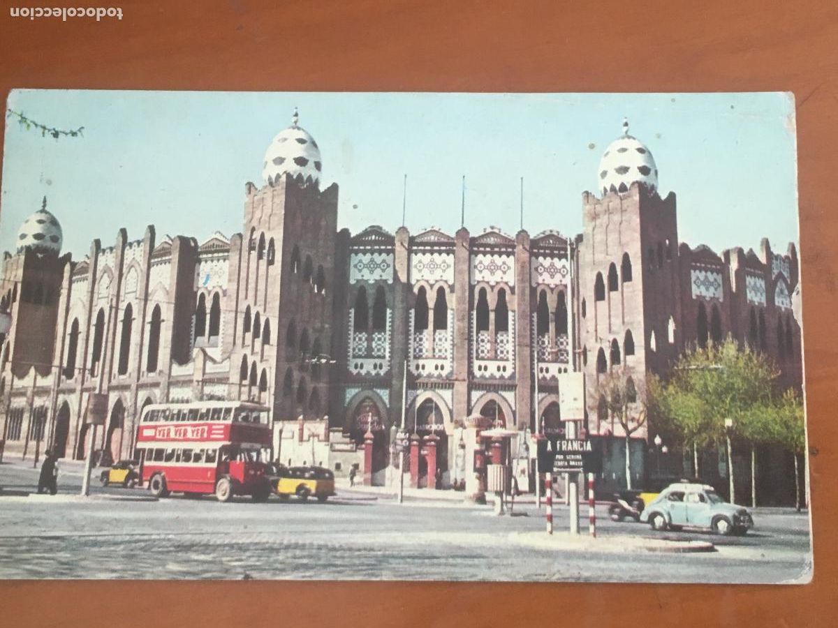 Postales: barcelona plaza toros monumental postal original antigua