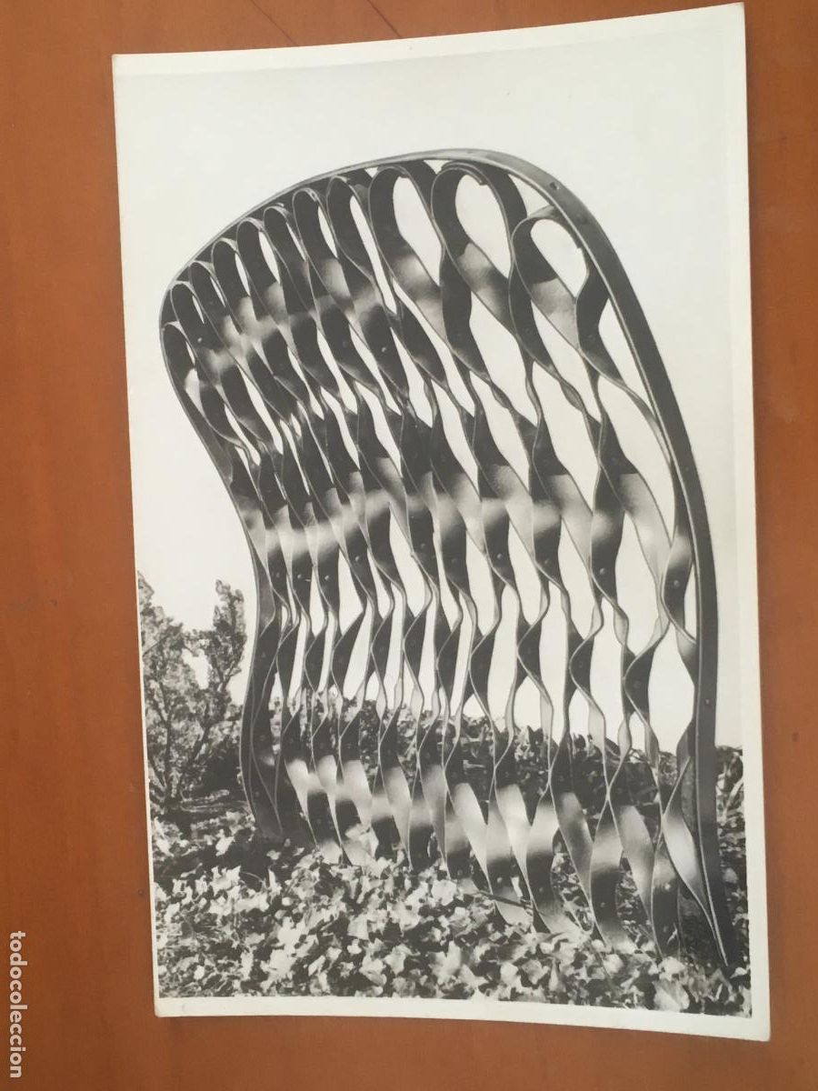 Postales: barcelona reja de la casa mila pedrera gaudi postal original antigua