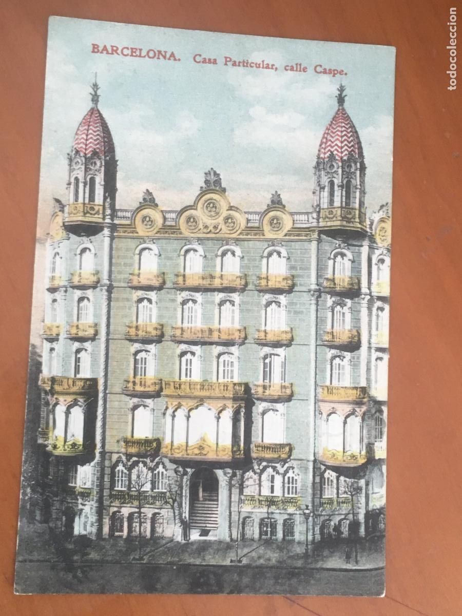 Postales: barcelona casa particular calle caspe casp postal original antigua