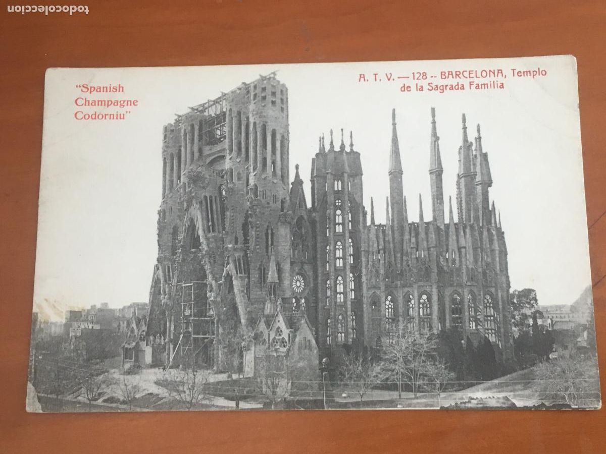 Postales: barcelona templo sagrada familia gaudi ATV 128 postal original antigua