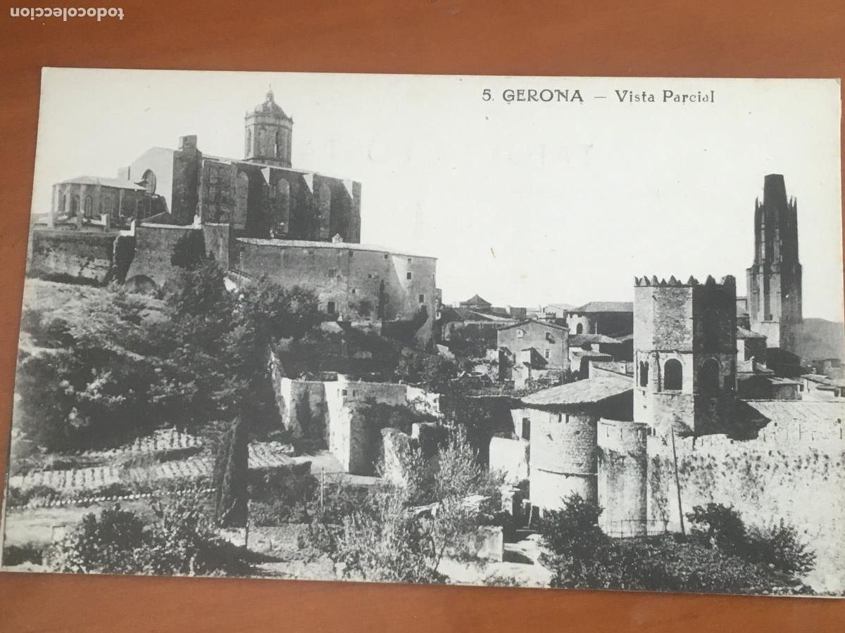 Postales: gerona girona vista parcial postal original antigua
