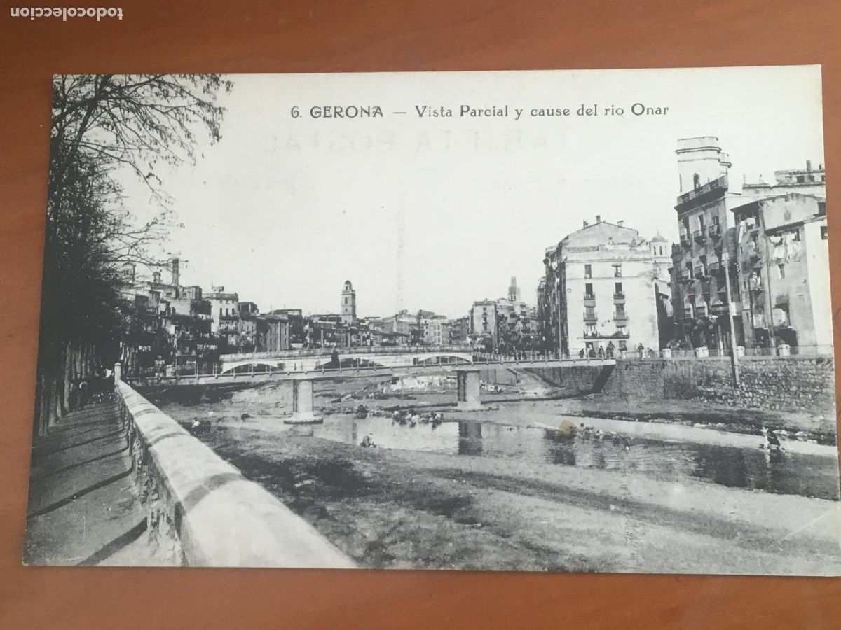 Postales: gerona girona vista parcial rio o&ntilde;ar postal original antigua