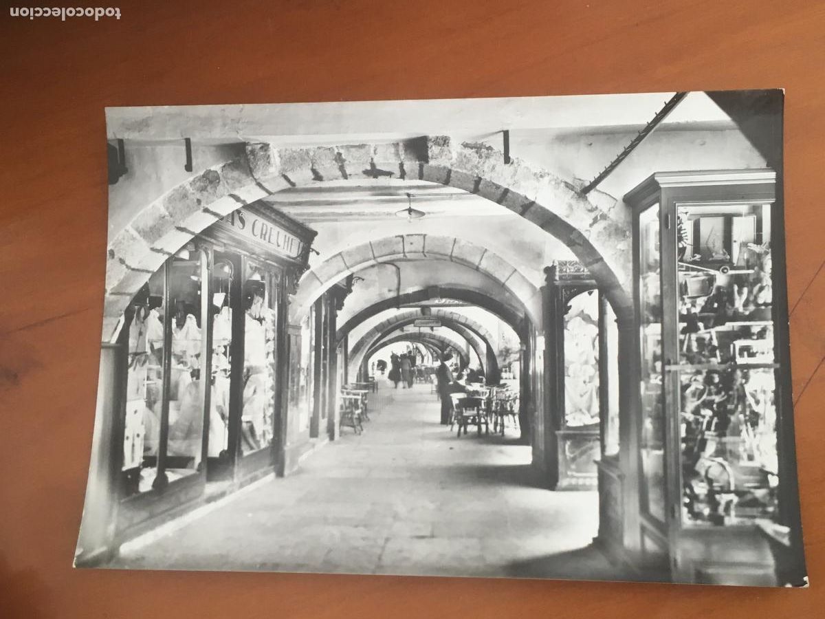 Postales: gerona girona porches de la rambla postal original antigua