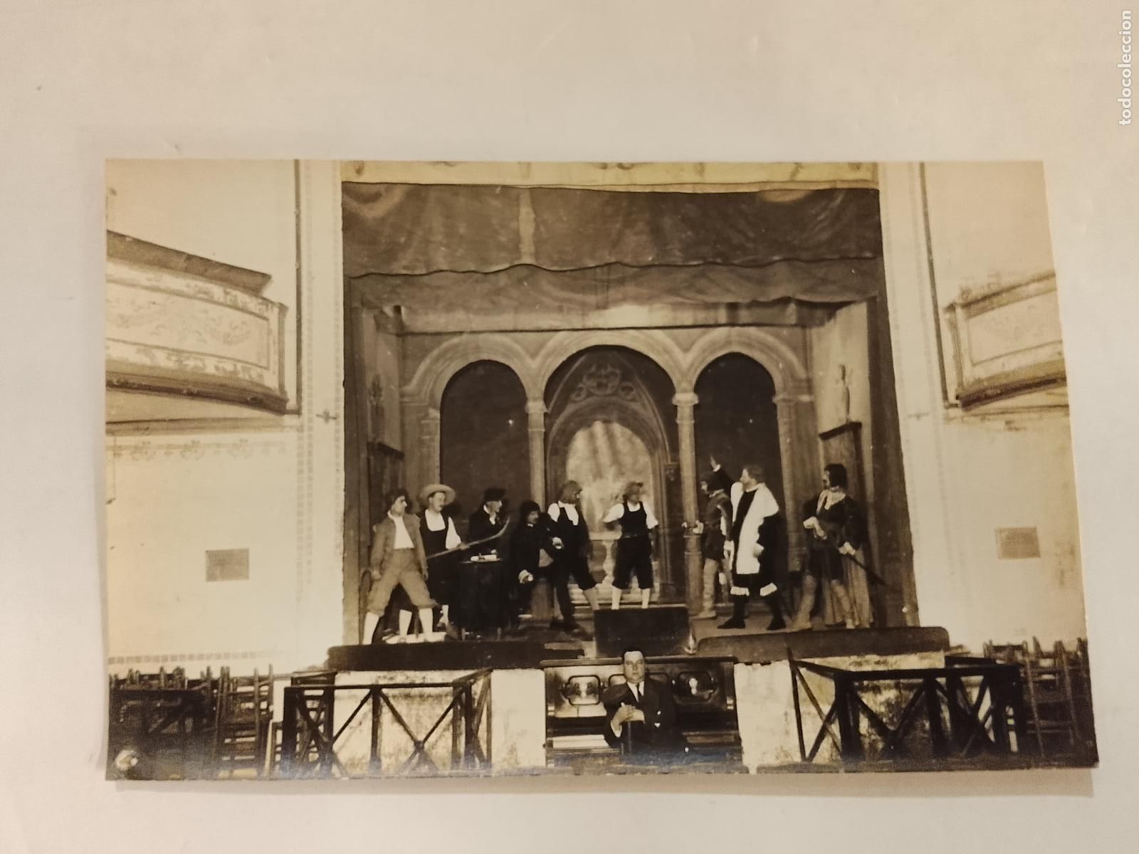 Postales: FUNCION DE TEATRO - FOTOGRAFICA - POSTAL ANTIGUA -(115.723)