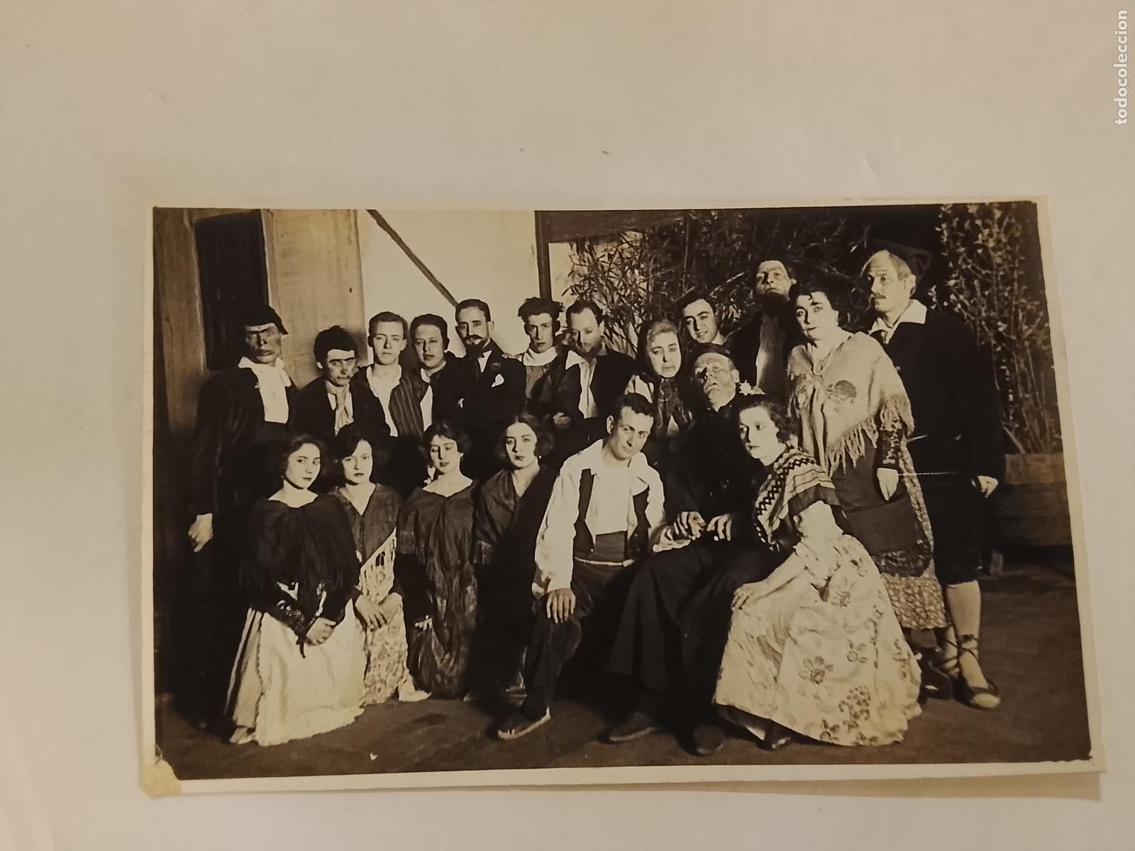Postales: FUNCION DE TEATRO - ACTORES - FOTOGRAFICA - POSTAL ANTIGUA -(115.724)