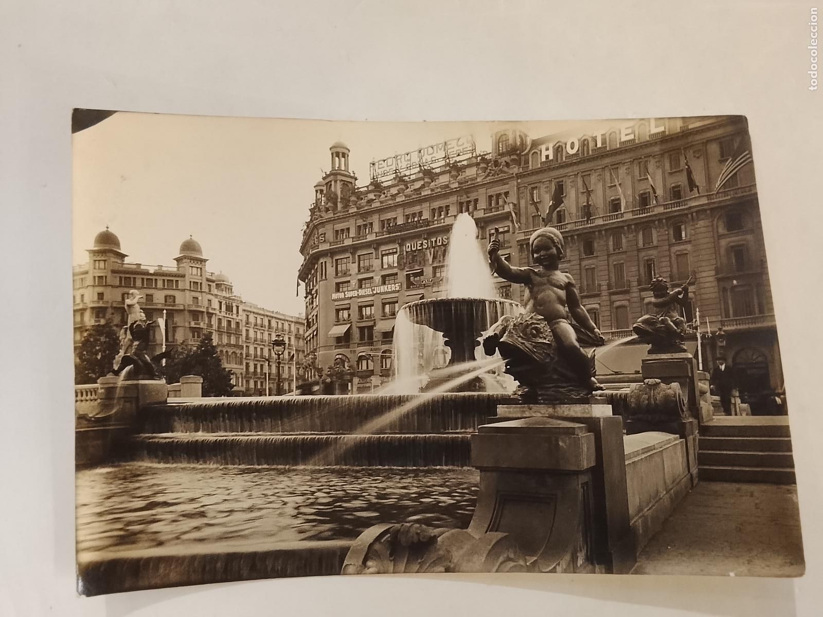 Postales: BARCELONA - PLA&Ccedil;A CATALUNYA - FOTO ARCHIVO ROISIN - FOTOGRAFIA ANTIGUA -NO ES POSTAL-(115.750)