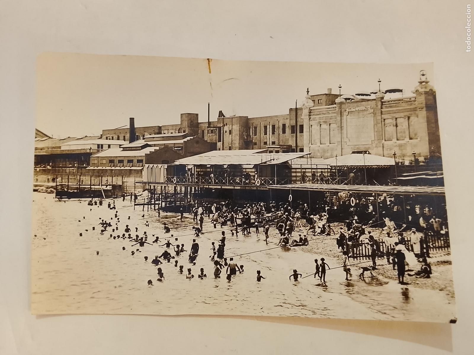 Postales: BARCELONA - PLATJA DE SANT SEBASTIA -ARCHIVO ROISIN-FOTOGRAFIA ANTIGUA-(115.771)