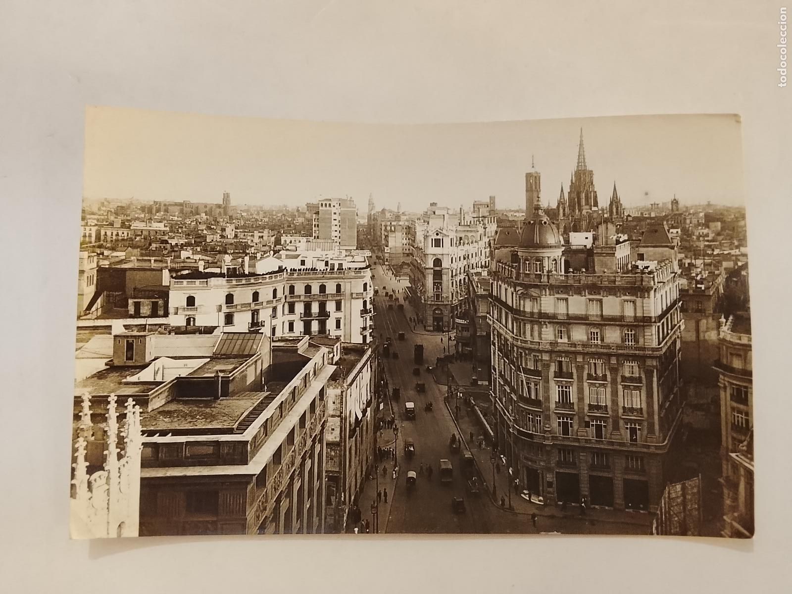 Postales: BARCELONA - GRAN VIA LAYETANA -ARCHIVO ROISIN-FOTOGRAFIA ANTIGUA-(115.774)