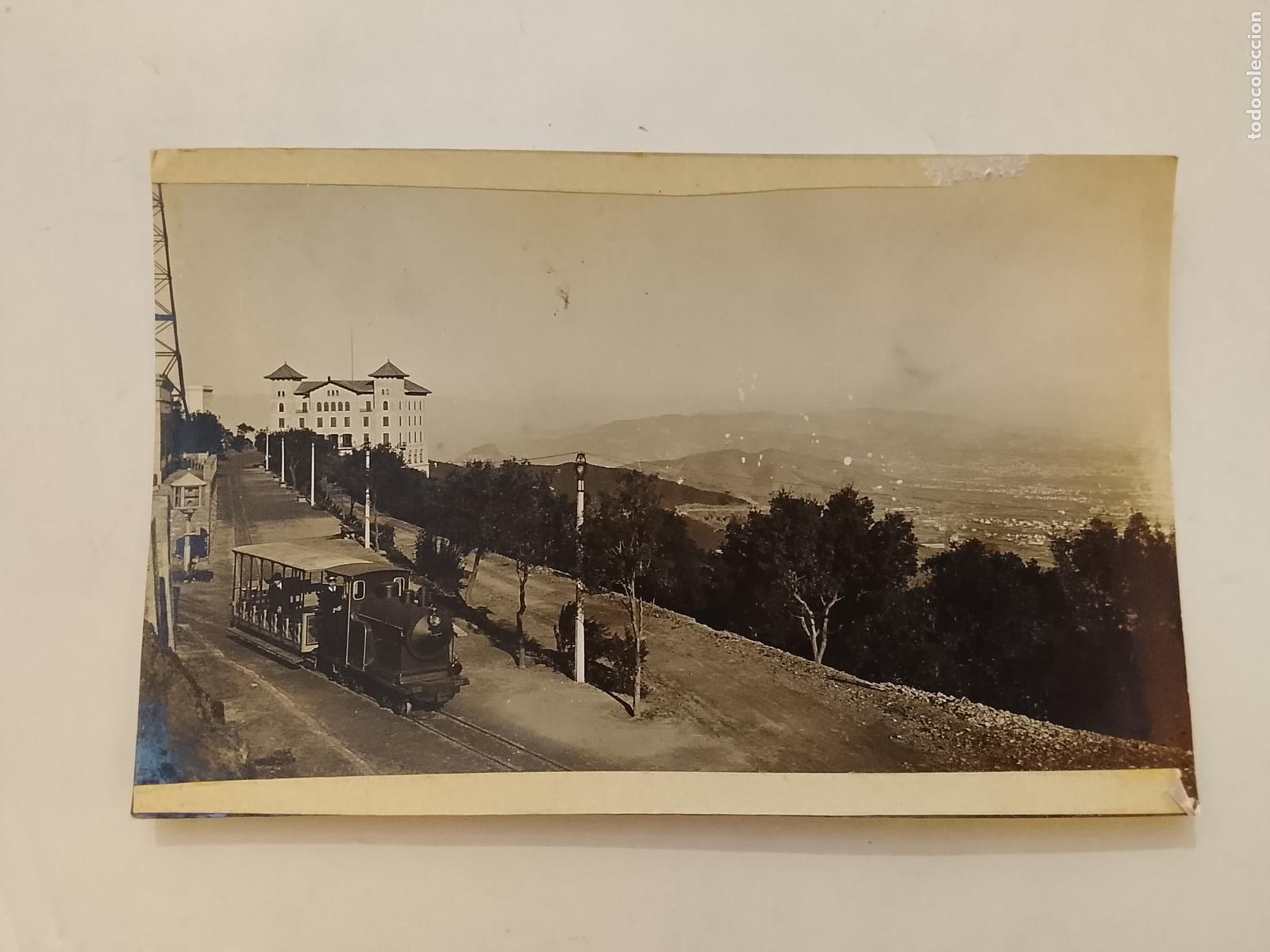 Postales: BARCELONA - TIBIDABO - TREN DE MONTA&Ntilde;A -ARCHIVO ROISIN-FOTOGRAFIA ANTIGUA-(115.803)