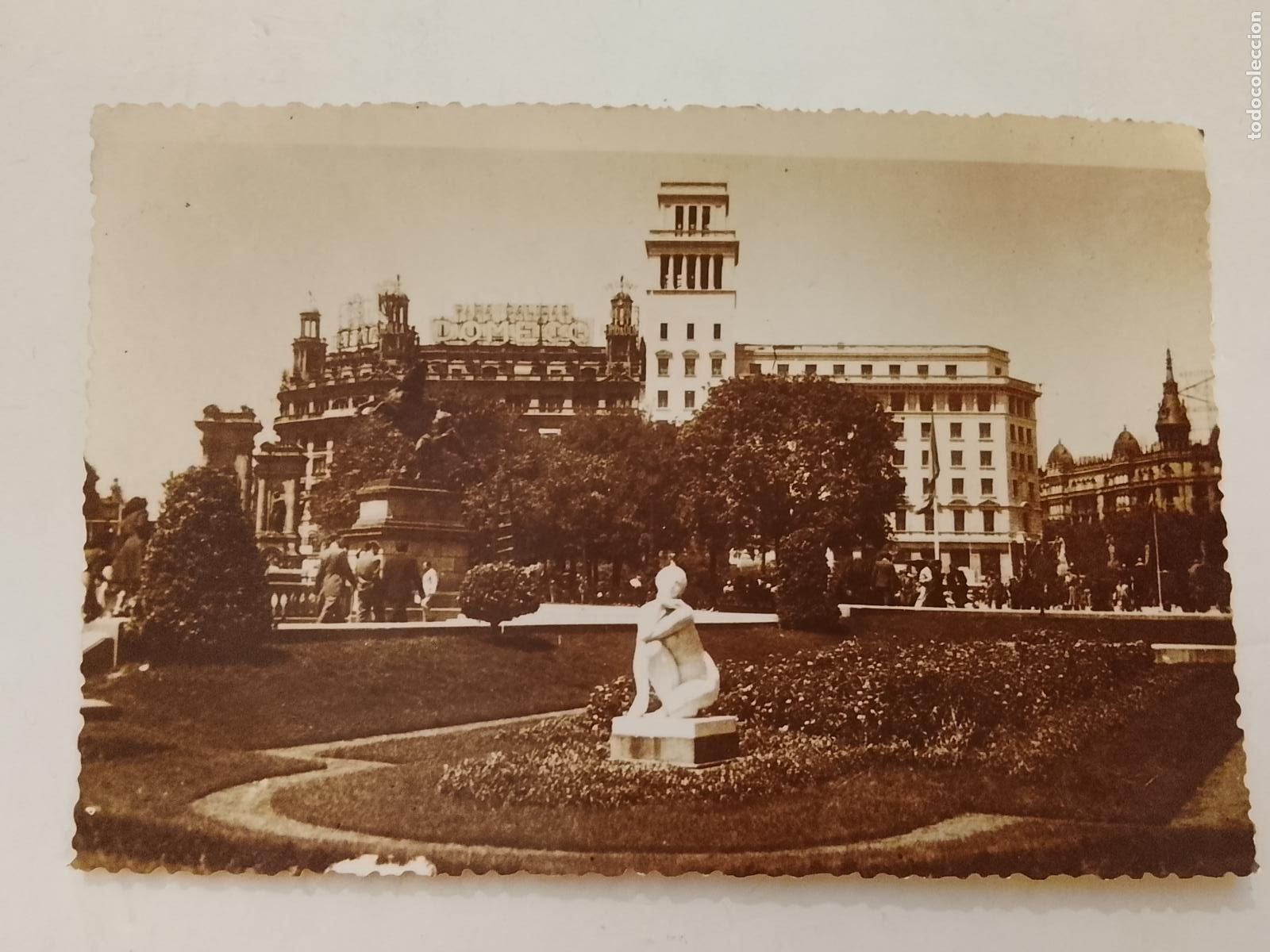 Postales: BARCELONA - PLA&Ccedil;A DE CATALUNYA - FOTOGRAFIA ANTIGUA -ARCHIVO ROISIN-(115.815)