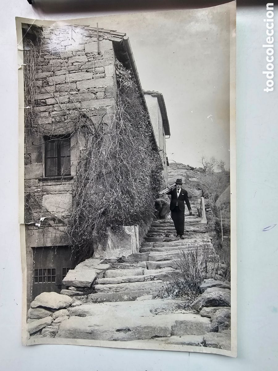 Postales: Fotograf&iacute;a Antigua grande, Original Rupit i Pruit (Barcelona) - 24 Enero 1960