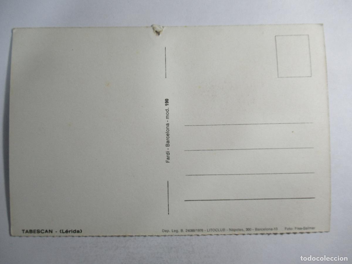 Postales: Tabescan (L&eacute;rida) - S/C - Foto 2