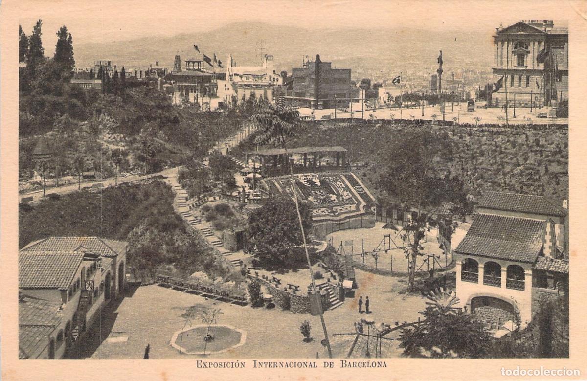 Postales: Tarjeta Postal Exposici&oacute;n Internacional de Barcelona Ganaderos del Reino