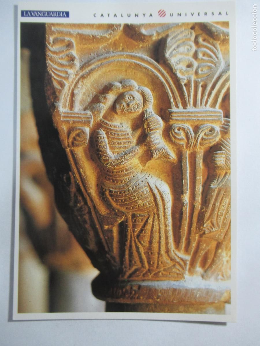 Postales: L'Estany (Bages) - Monasterio de Santa Maria, capitel - S/C