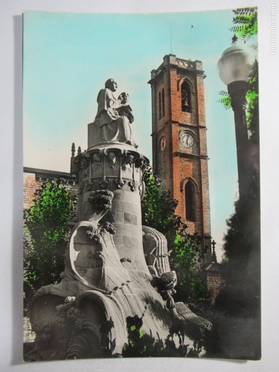 Postales: Sallent - Monumento a San Antonio M&ordf; Claret - S/C