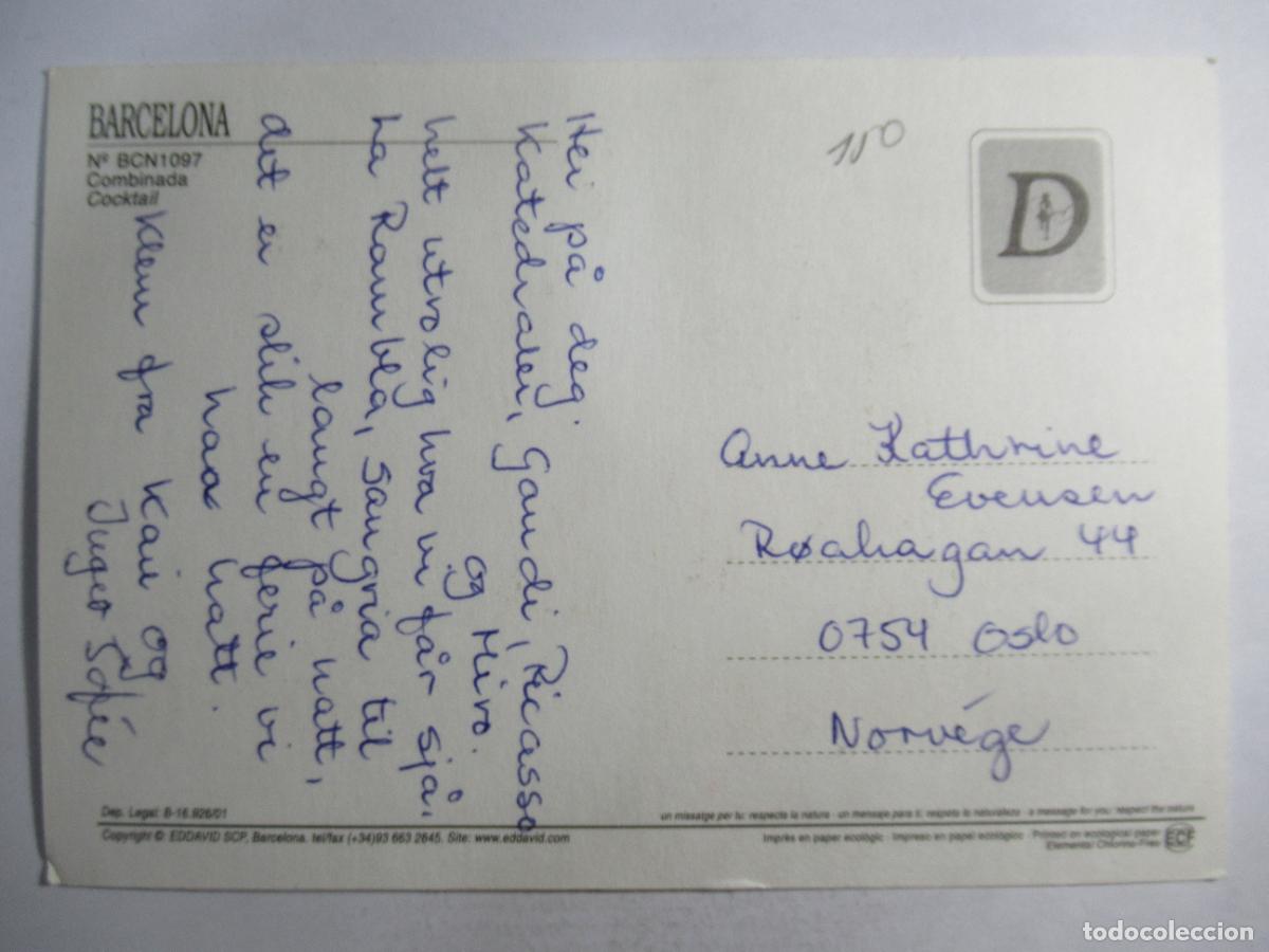 Postales: Barcelona - Combinada - Escrita - Foto 2