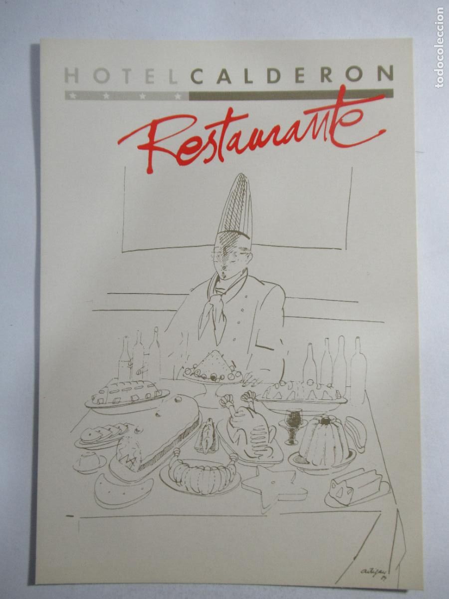 Postales: Barcelona - Hotel Calder&oacute;n Restaurante - Rambla Catalunya - S/C