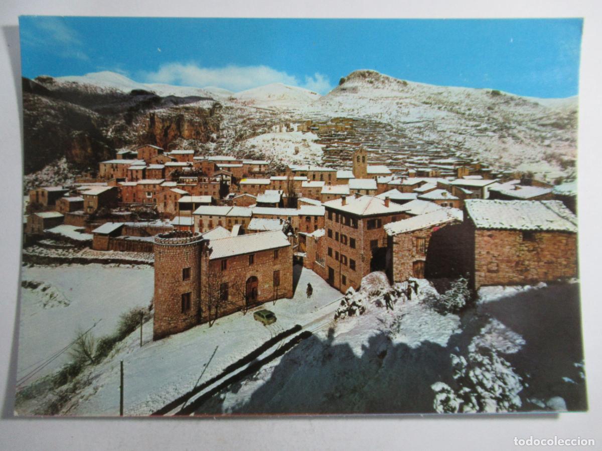 Postales: Pirineu Catal&agrave; - Castellar de N'Hug bajo las nieves - S/C