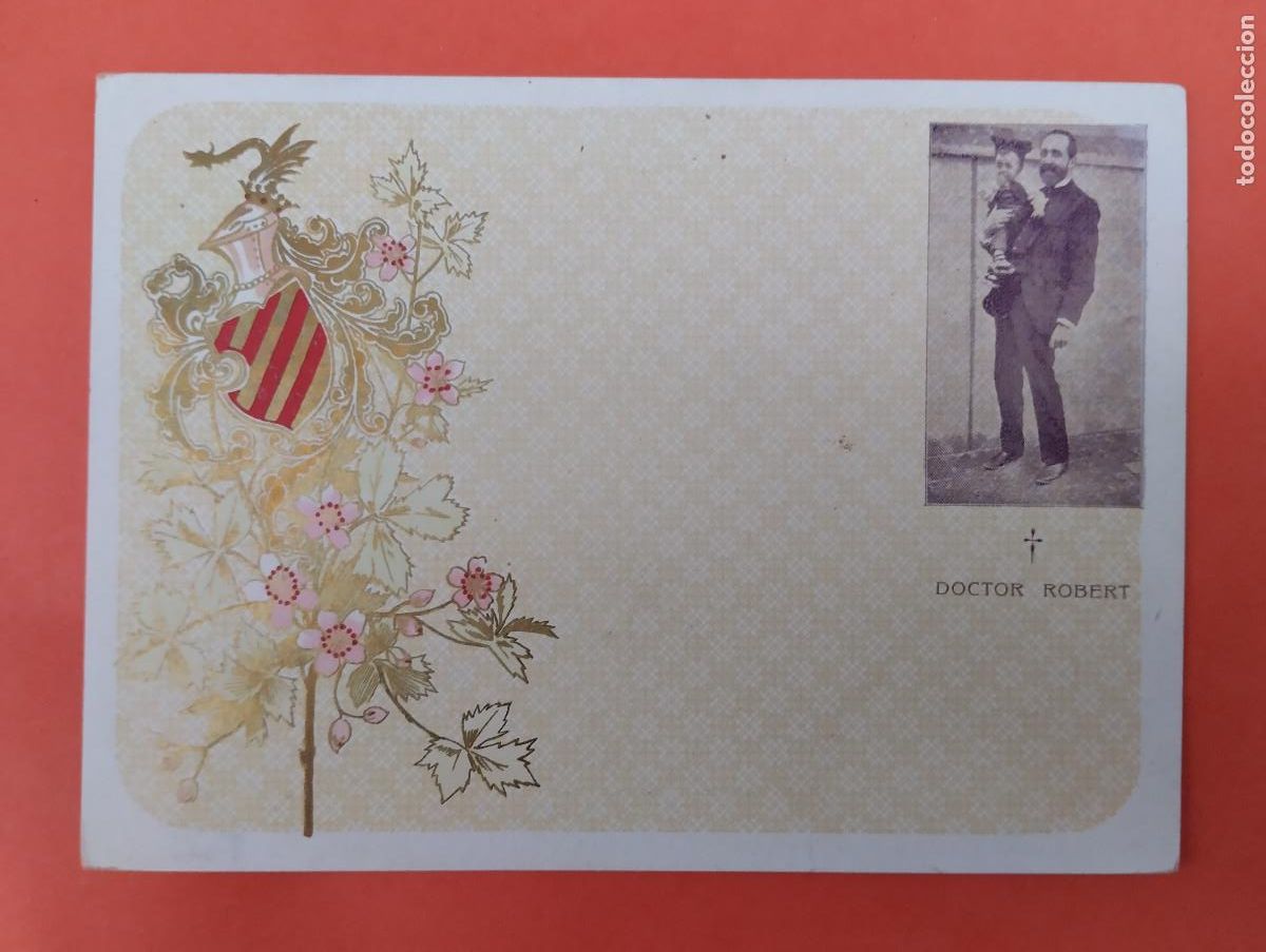 Postales: TARJETA POSTAL DE DOCTOR ROBERT, REVERSO SIN DIVIDIR. UNION POSTAL UNIVERSAL. CATALANISTA.