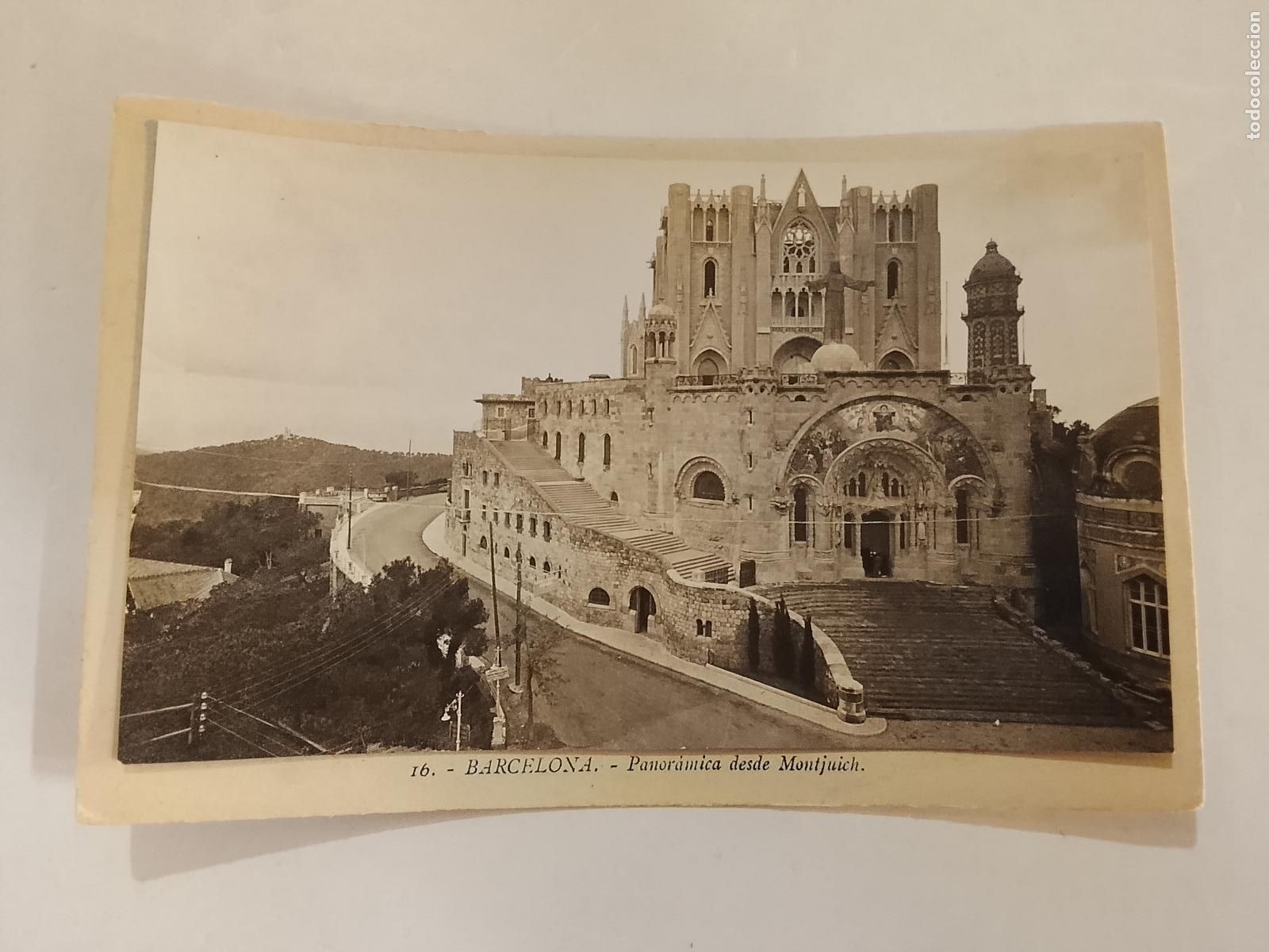 Postkarten: BARCELONA - TIBIDABO - ROISIN -ES FOTO PEGADA-POSTAL PROTOTIPO ANTIGUA-(115.818)
