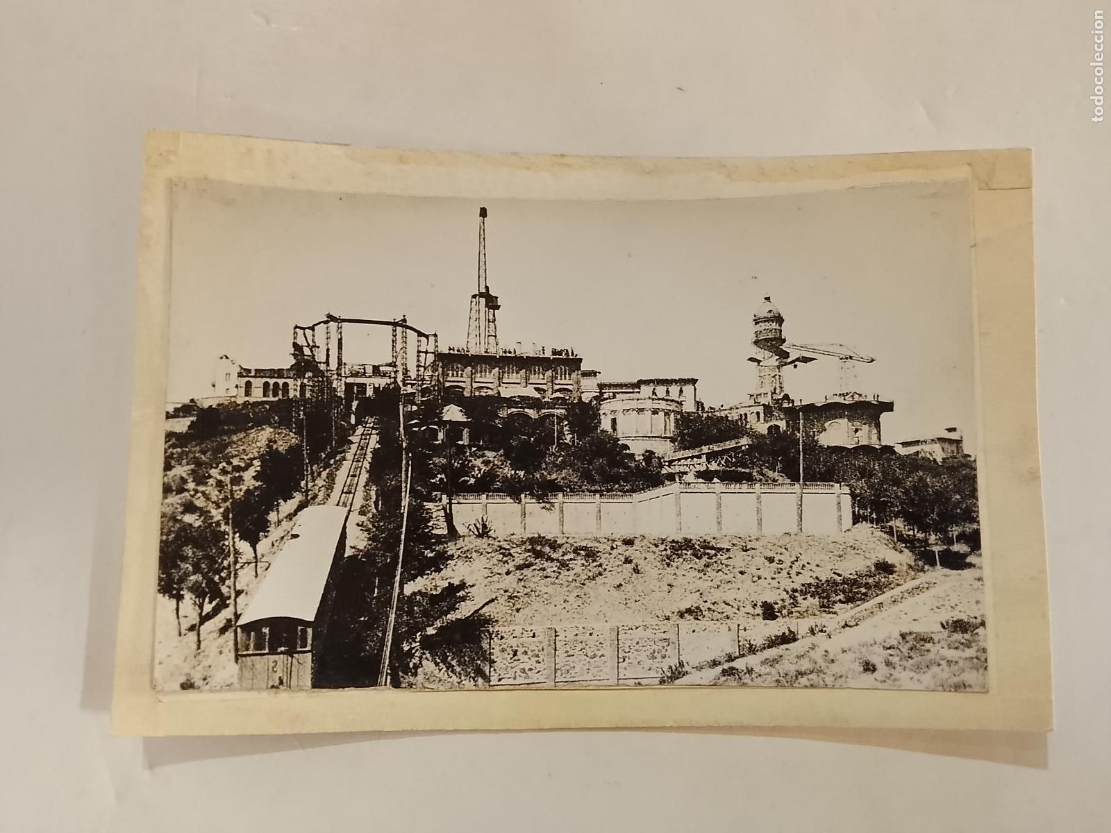 Postales: BARCELONA - TIBIDABO - ROISIN -ES FOTO PEGADA-POSTAL PROTOTIPO ANTIGUA-(115.820)