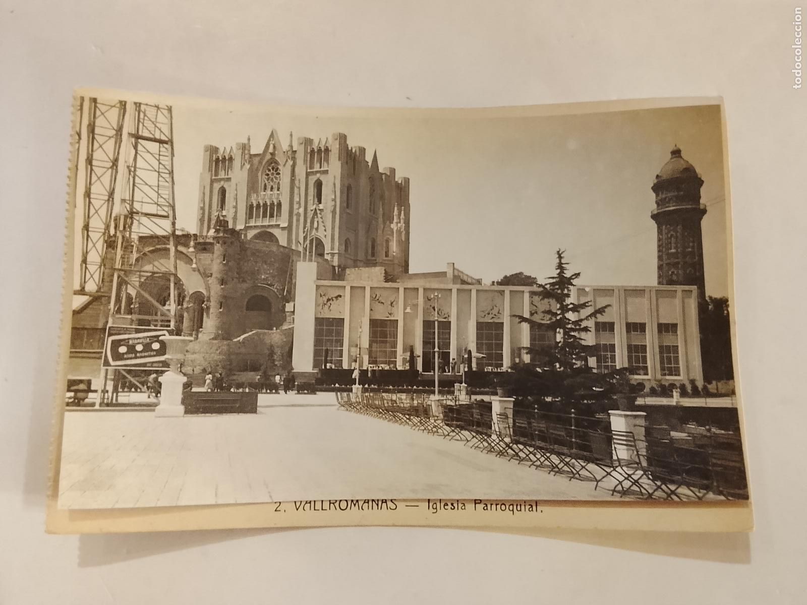 Postcards: BARCELONA - ATALAYA - HOJAS MARAVILLA - ROISIN -ES FOTO PEGADA-POSTAL PROTOTIPO ANTIGUA-(115.833)