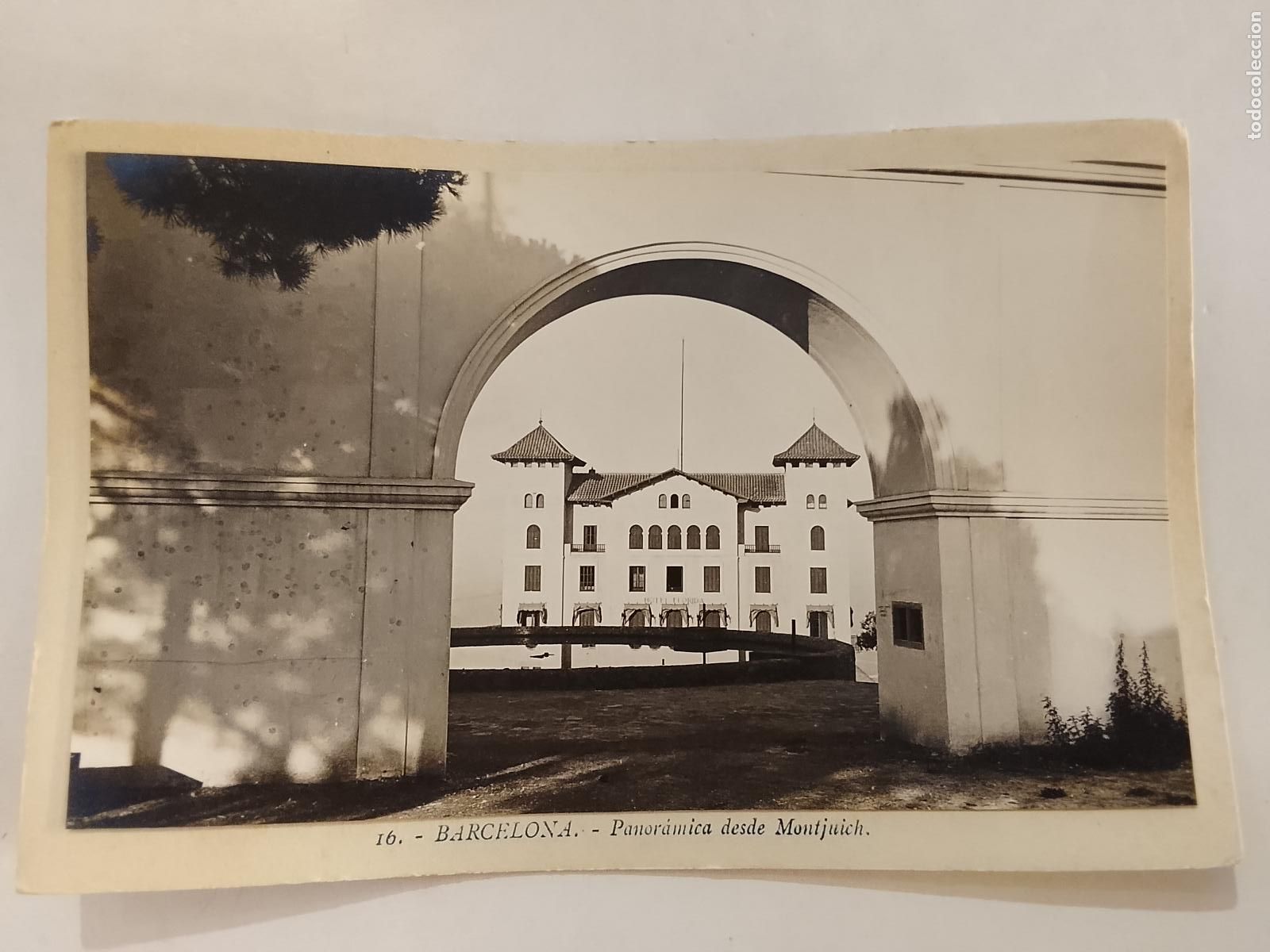 Postcards: BARCELONA - TIBIDABO - ROISIN -ES FOTO PEGADA-POSTAL PROTOTIPO ANTIGUA-(115.842)