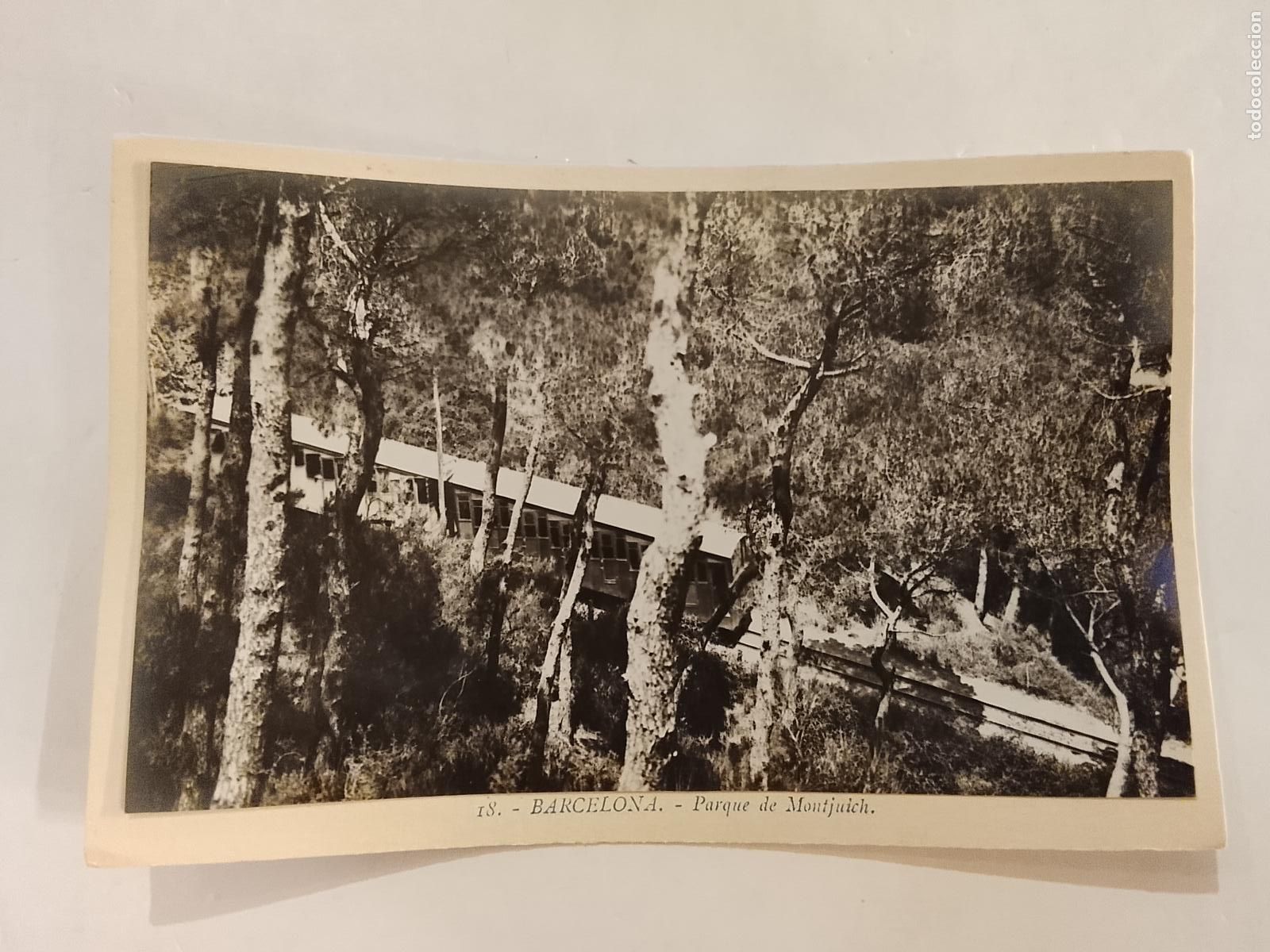 Postcards: BARCELONA - TIBIDABO - ROISIN -ES FOTO PEGADA-POSTAL PROTOTIPO ANTIGUA-(115.843)