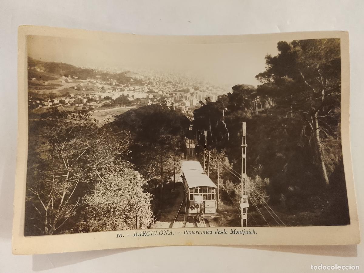 Postcards: BARCELONA - TIBIDABO - ROISIN -ES FOTO PEGADA-POSTAL PROTOTIPO ANTIGUA-(115.844)
