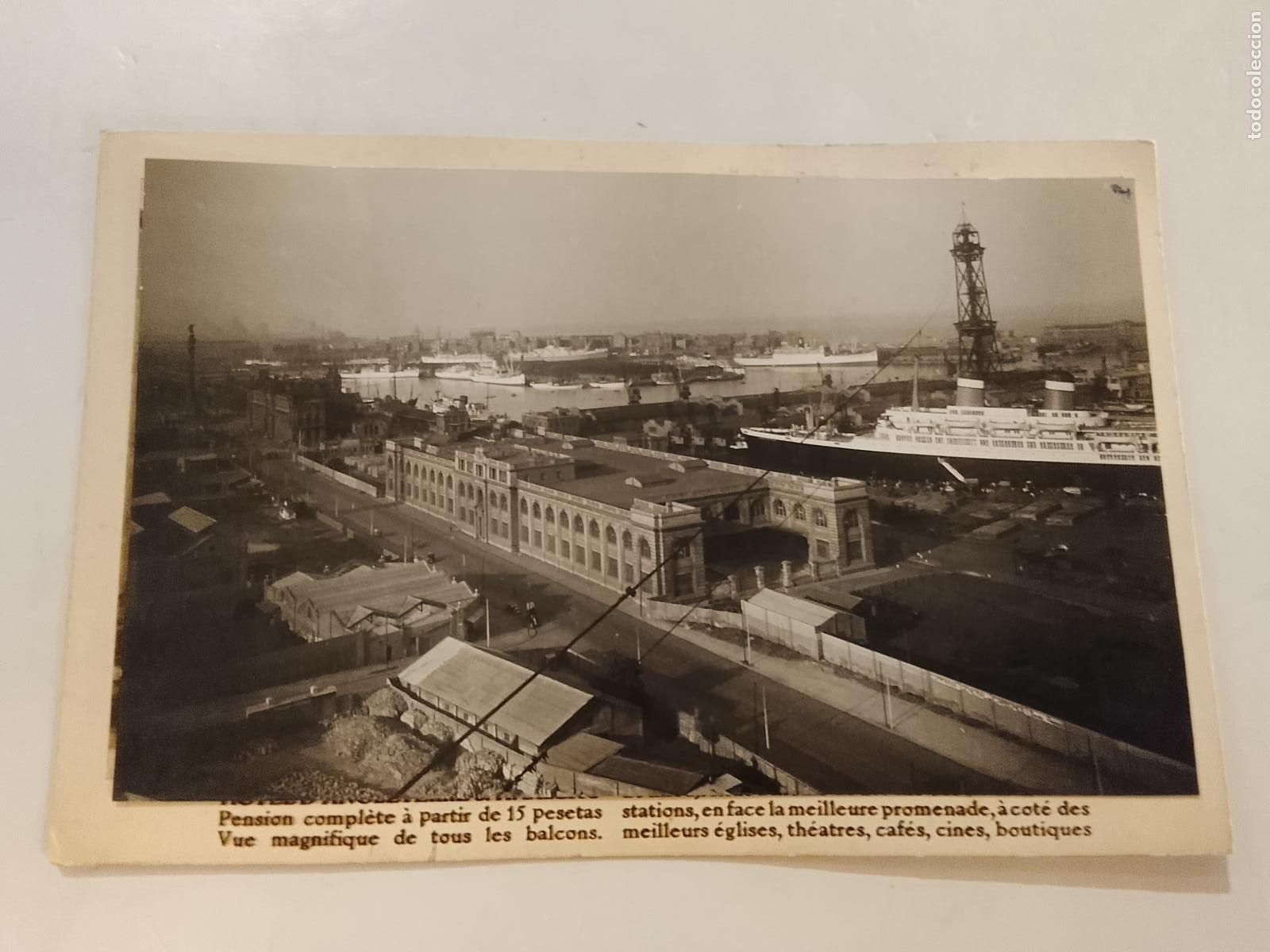 Postcards: BARCELONA - BARCO - ROISIN -ES FOTO PEGADA-POSTAL PROTOTIPO ANTIGUA-(115.853)