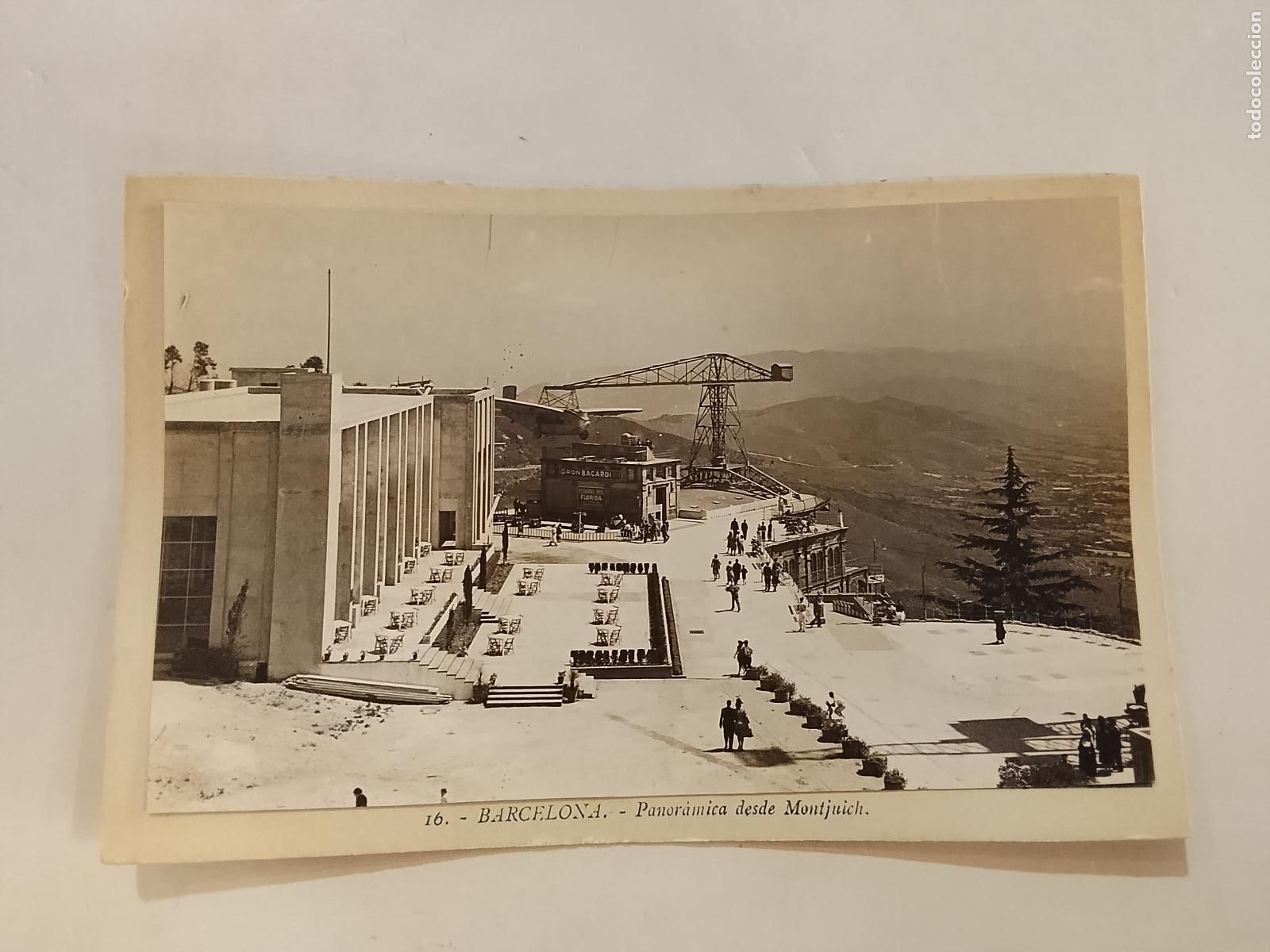 Postcards: BARCELONA - TIBIDABO -ES FOTO PEGADA-POSTAL PROTOTIPO ANTIGUA-(115.860)