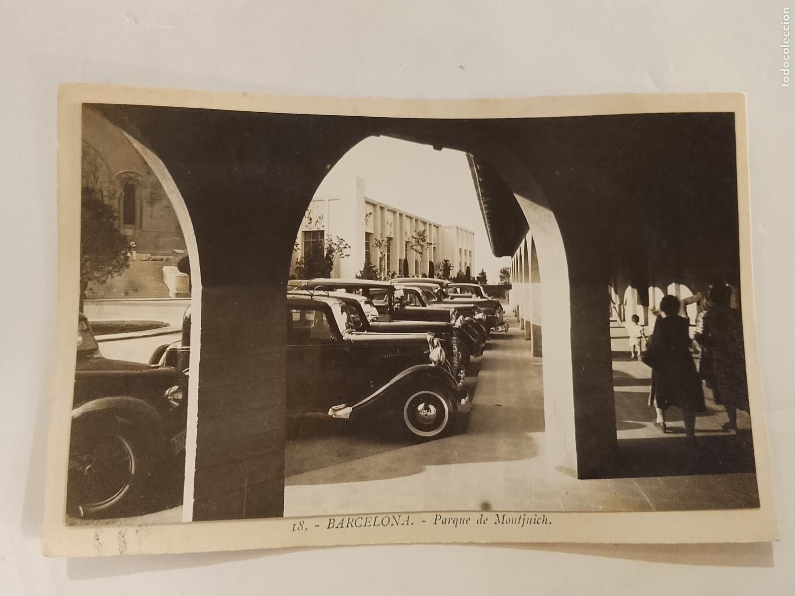 Postales: BARCELONA - COCHES -ES FOTO PEGADA-POSTAL PROTOTIPO ANTIGUA-(115.861)