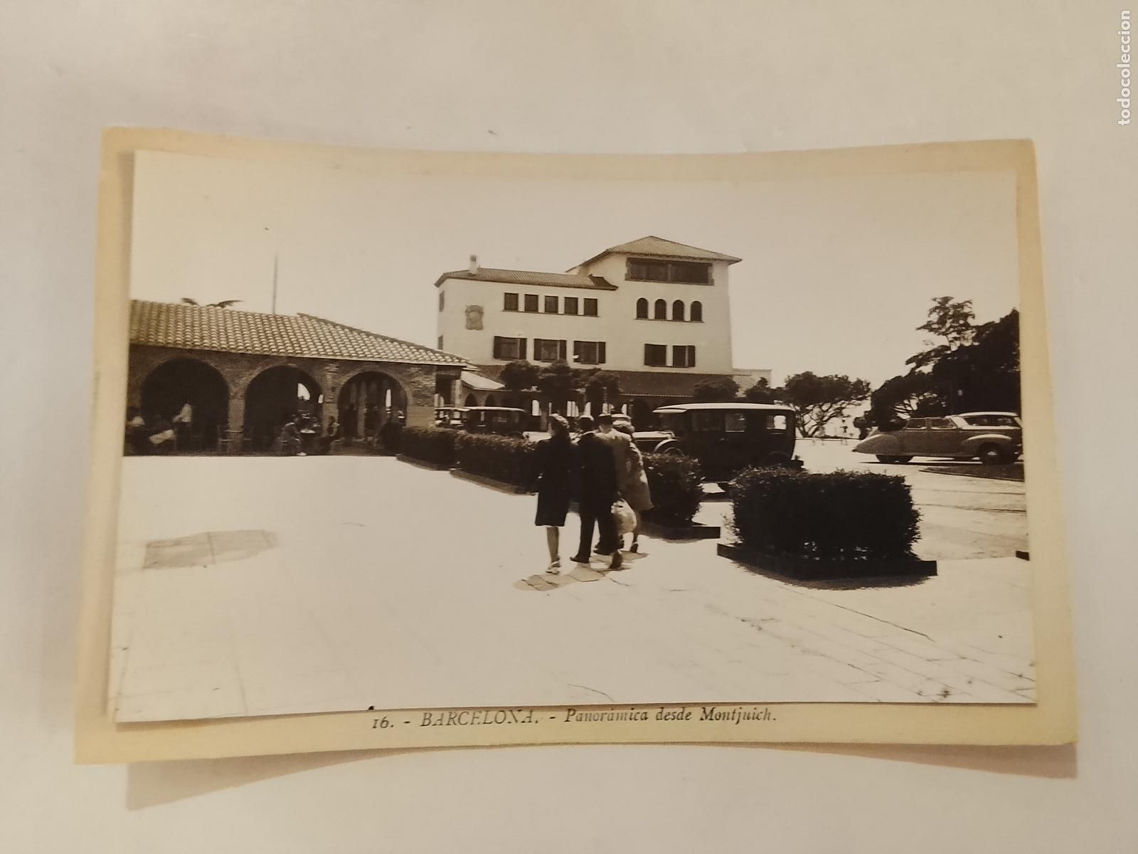 Postales: BARCELONA - TIBIDABO - HOTEL LA MASIA - COCHES -ES FOTO PEGADA-POSTAL PROTOTIPO ANTIGUA-(115.868)