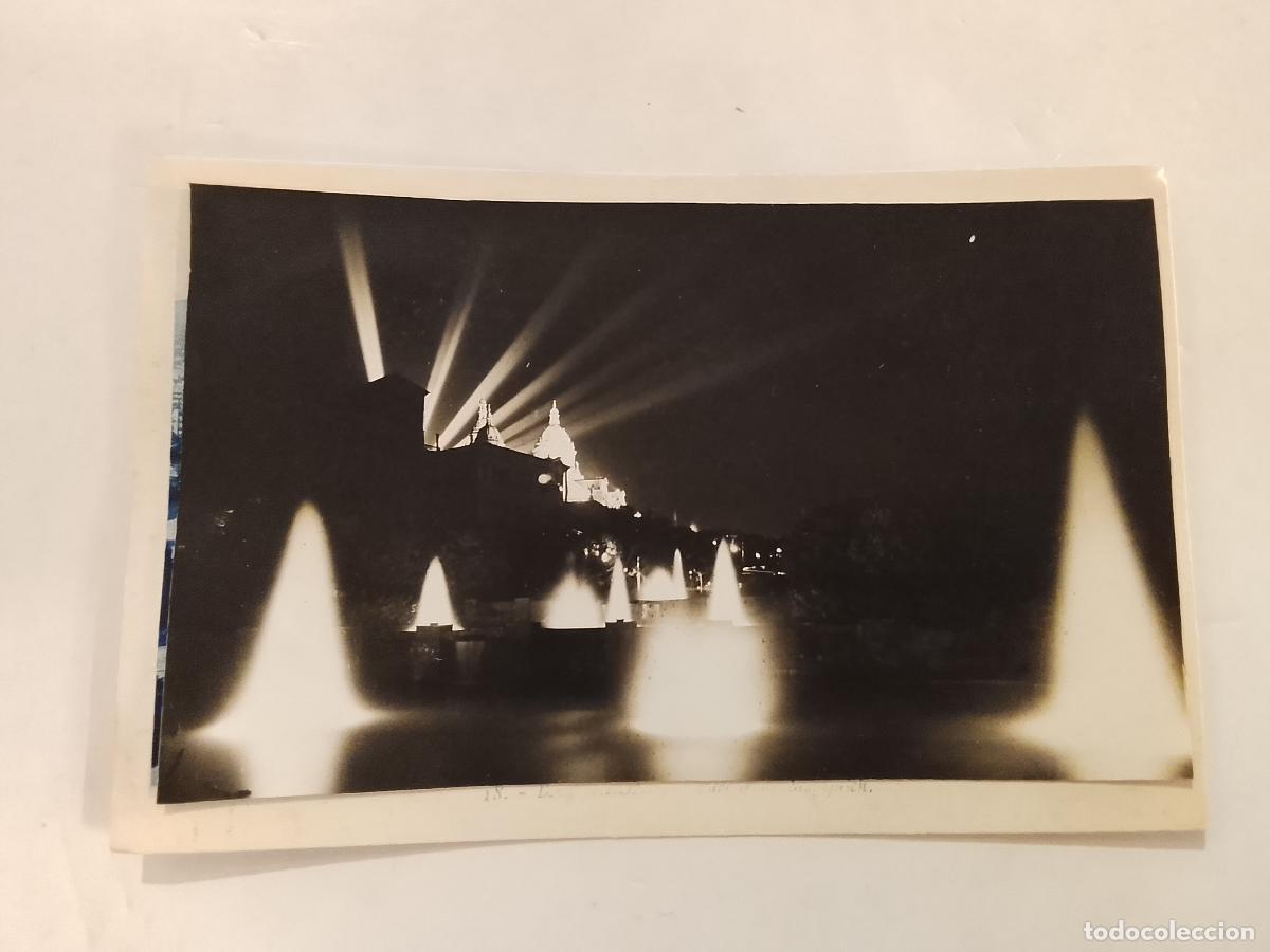 Postales: BARCELONA - MONTJUIC -ES FOTO PEGADA-POSTAL PROTOTIPO ANTIGUA-(115.872)