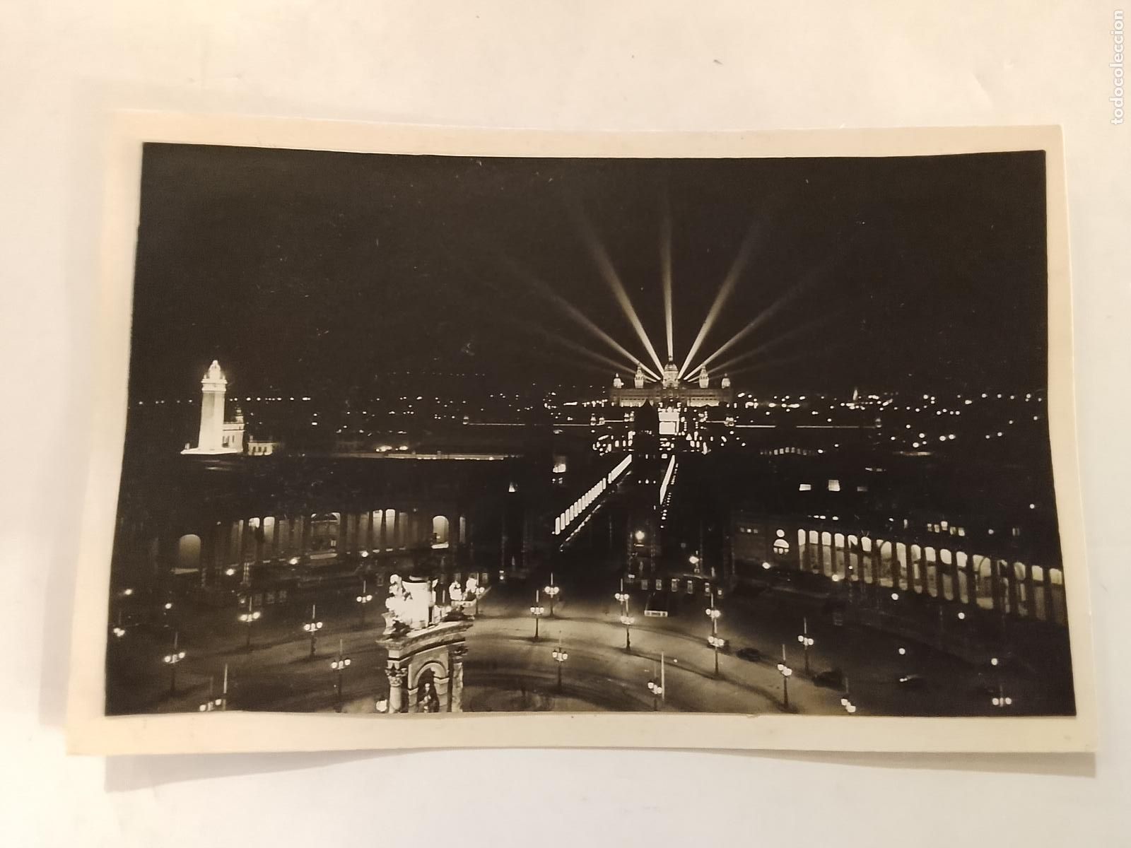 Postales: BARCELONA - MONTJUIC -ES FOTO PEGADA-POSTAL PROTOTIPO ANTIGUA-(115.877)