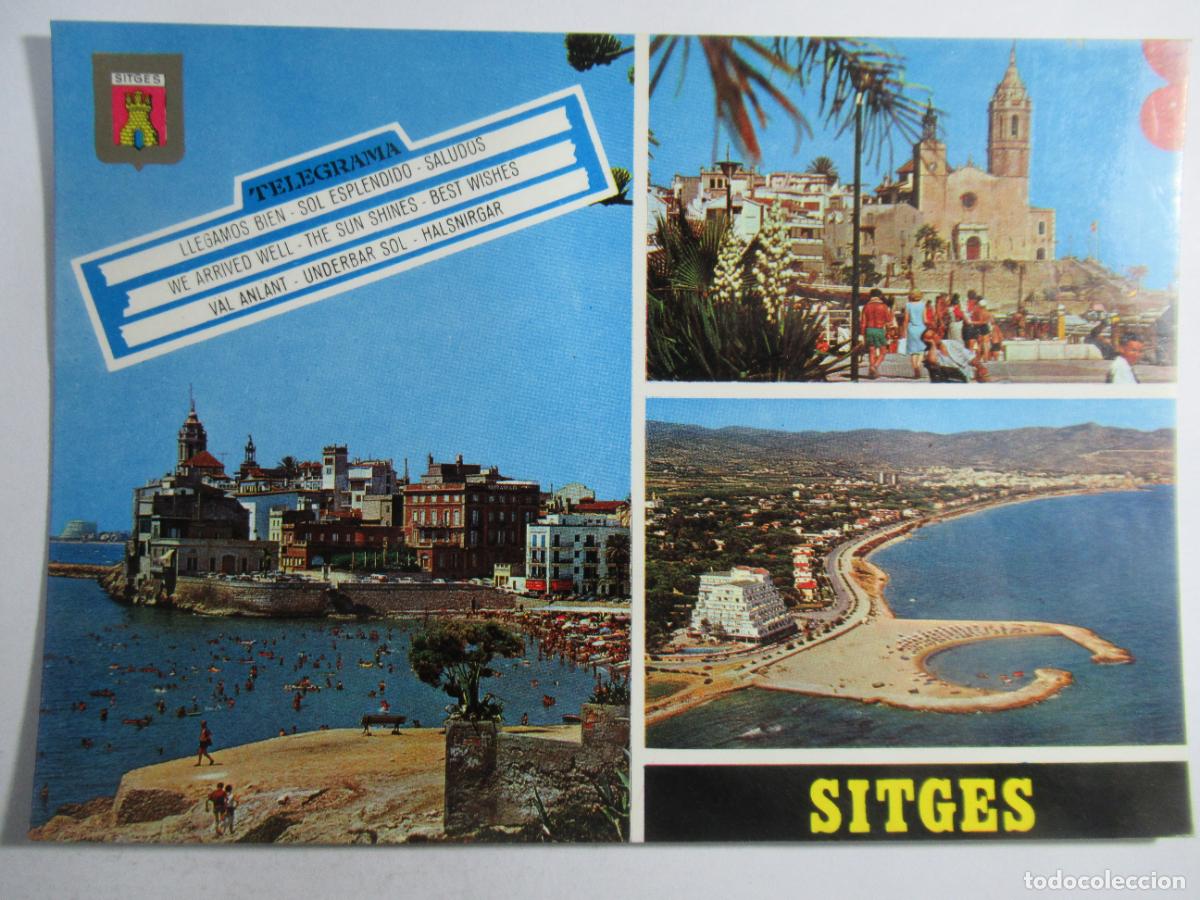 Postales: Sitges (Barcelona) - Diversos aspectos - S/C - Foto 1