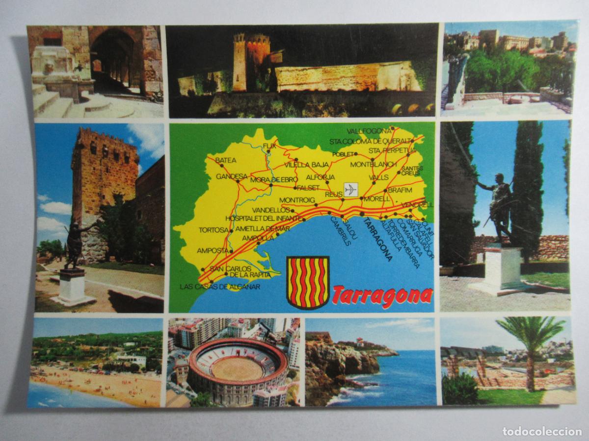 Postales: Tarragona - Diversos aspectos de la Ciudad - Mapa - S/C - Foto 1