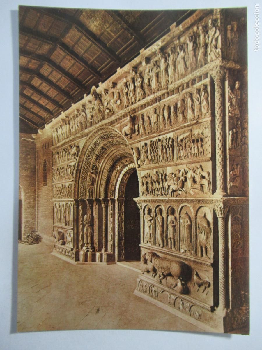 Postales: Ripoll (Girona) - Portada del Monasterio - S/C - Foto 1