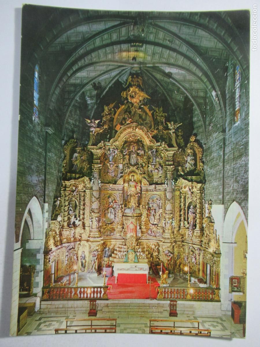 Postales: Cadaqu&eacute;s - Costa Brava - Iglesia. Retablo del Altar Mayor - S/C