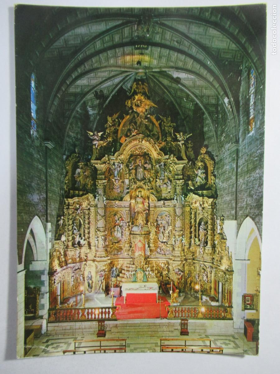 Postales: Cadaqu&eacute;s - Costa Brava - Iglesia. retablo del Altar Mayor - S/C