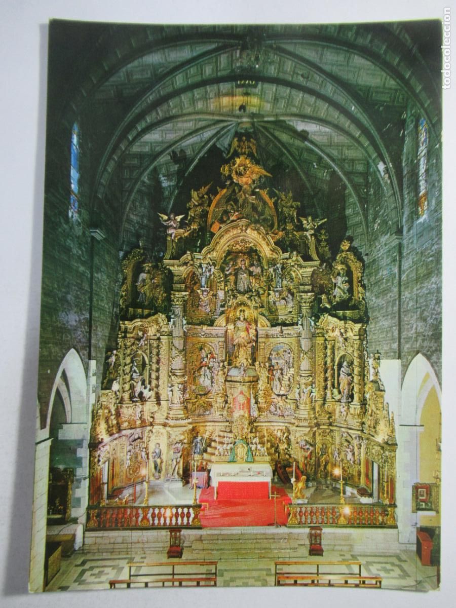 Postales: Cadaqu&eacute;s - Costa Brava - Iglesia. retablo del Altar Mayor - S/C