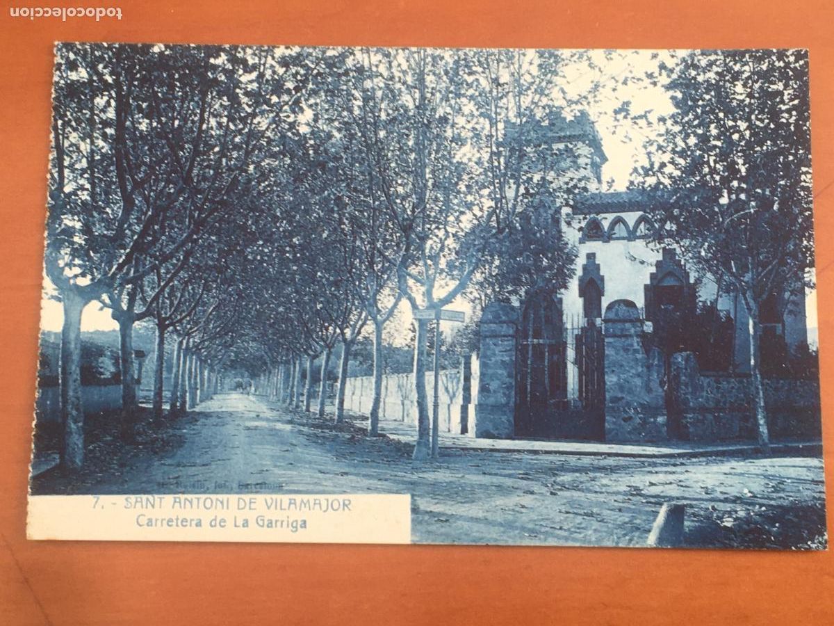 Cartoline: sant antoni vilamajor carretera de la garriga postal original antigua