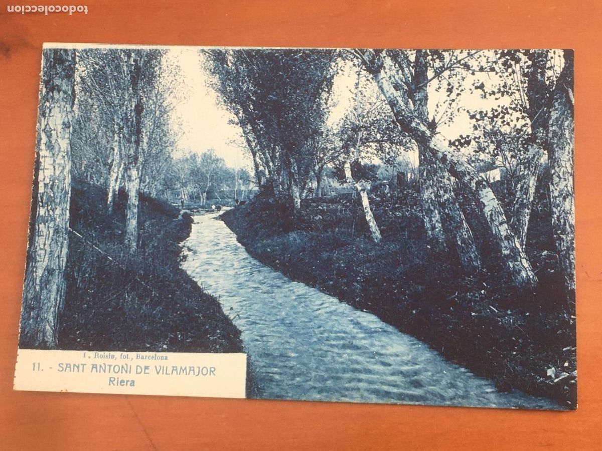 Postales: sant antoni vilamajor riera postal original antigua