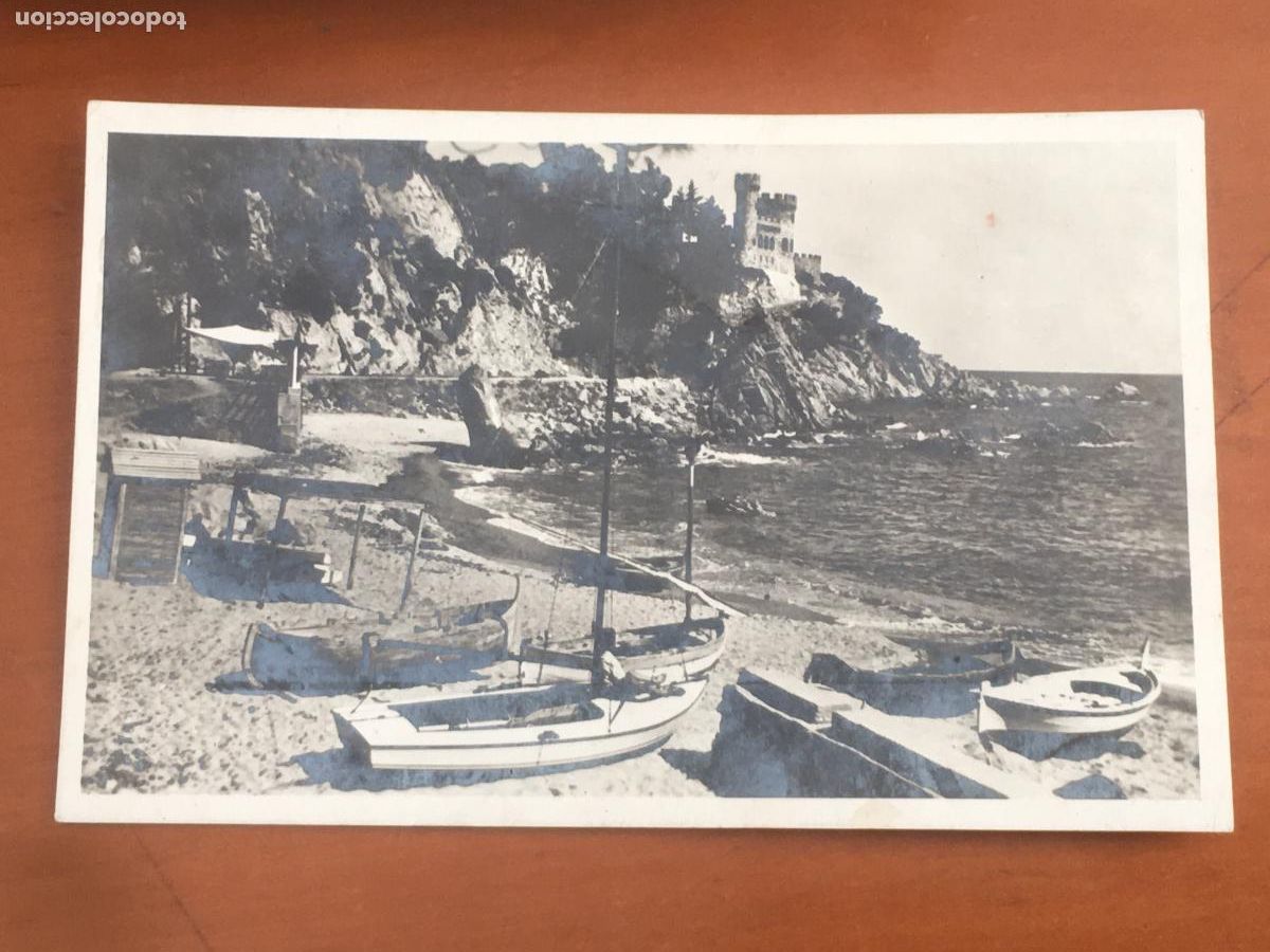 Postales: lloret de mar playa de bernat postal original antigua