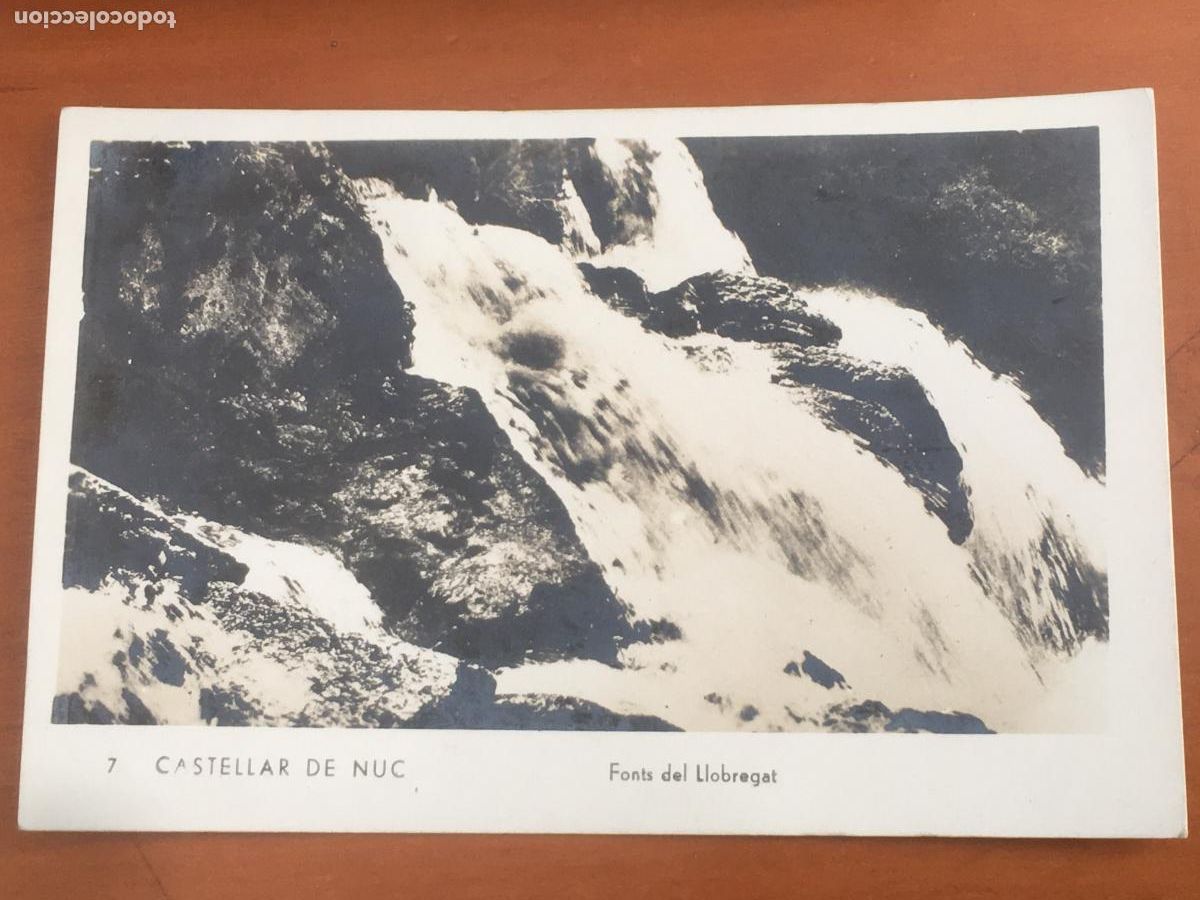 Postales: castellar de nuc fonts del llobregat postal fotografica original antigua